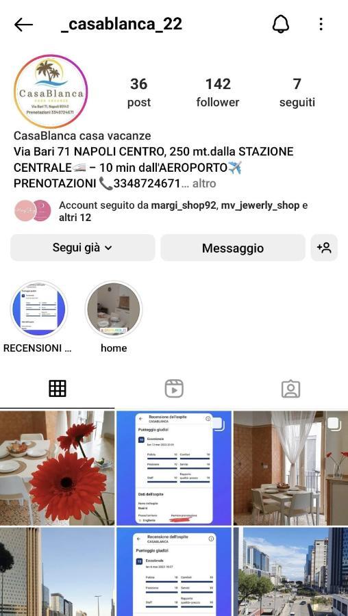 Casablanca Leilighet Napoli Eksteriør bilde